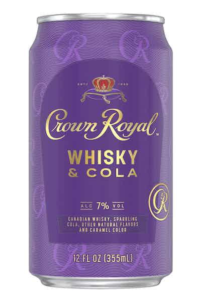 Crown Royal Whisky & Cola Cocktail - NoBull Spirits
