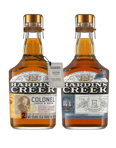 Hardin's Creek Bourbon Jacob's Well 184 Months aged & Colonel James B. Beam 2 Year - NoBull Spirits