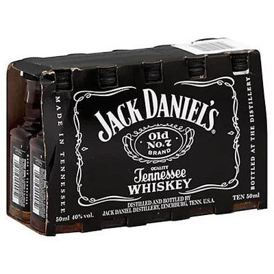Jack Daniel's Old No. 7 Tennessee Whiskey (10x50ml) - NoBull Spirits