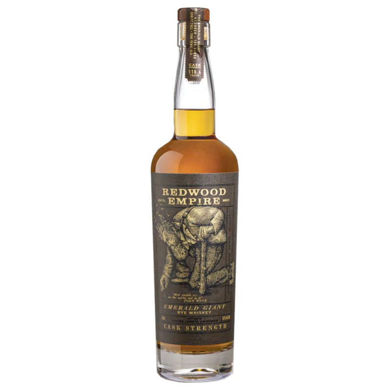 Redwood Empire Emerald Giant Cask Strength Rye - NoBull Spirits